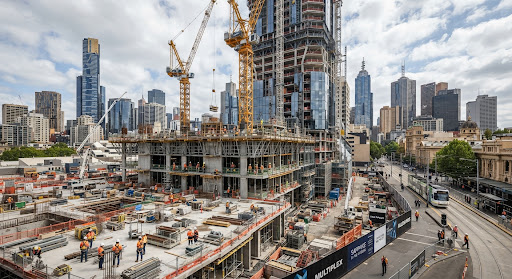 Architectural Construction Site Melbourne
