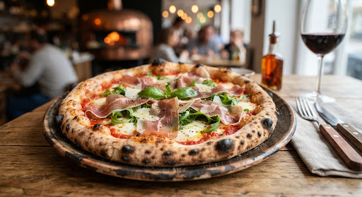 Wood-fired Prosciutto Pizza