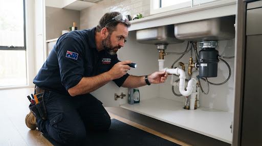 Southern Cross Plumber inspecting residential pipework