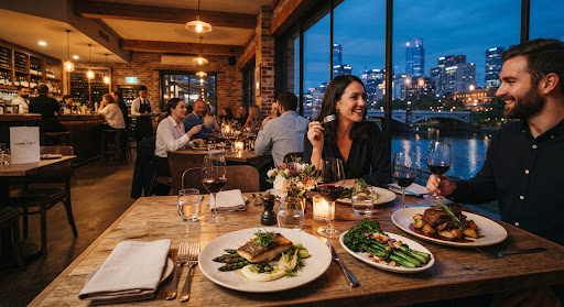 The Yarra Table dining ambiance and dishes